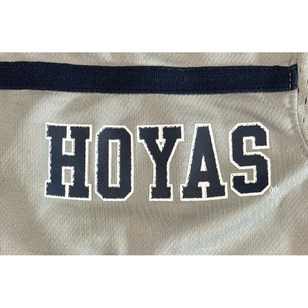 Nike Air Jordan Georgetown Hoyas Basketball Shorts Mens S Gray Navy Team Issued - Picture 10 of 13